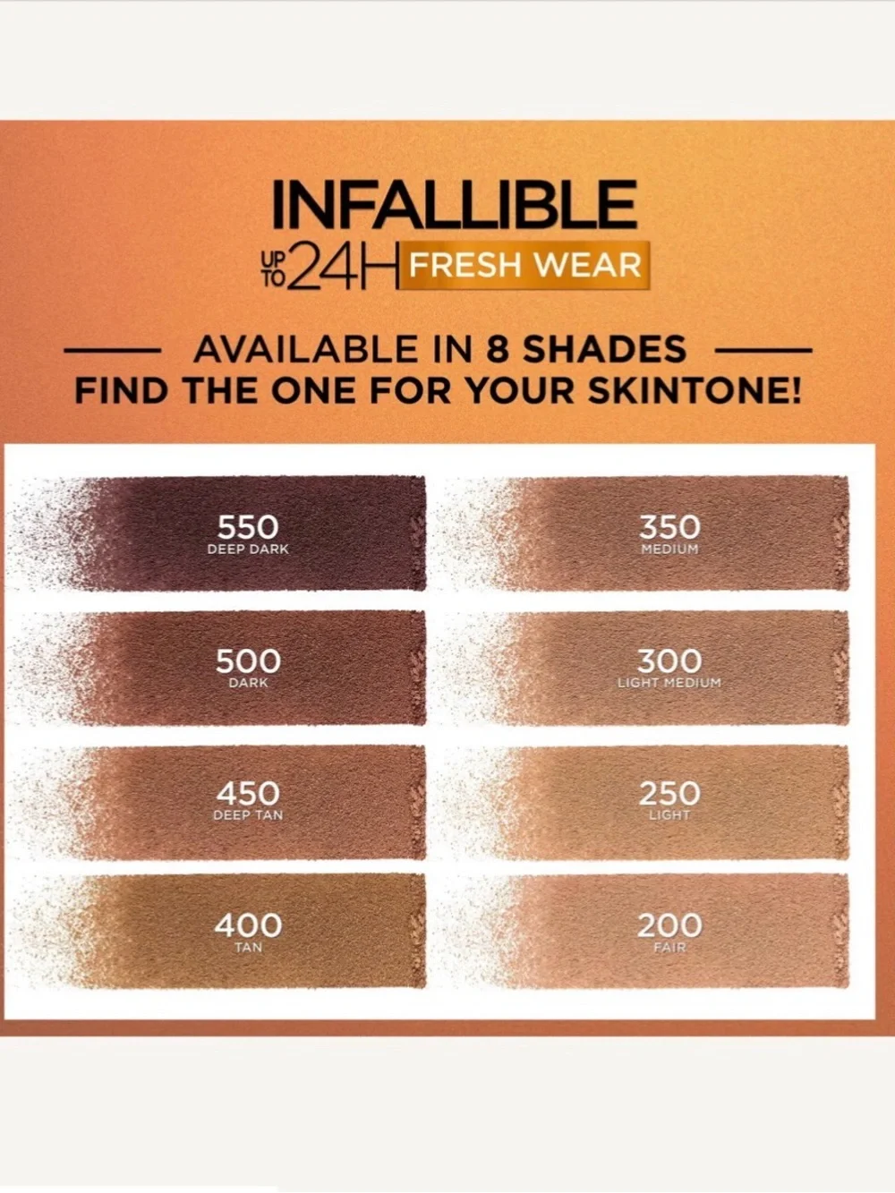 L'Oreal Infallible 24H Fresh Wear Bronzer - Light 250 (Warm Brown)